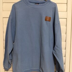 Blue Crew Neck Sweater